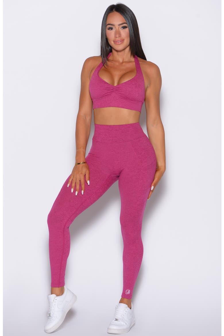 Backless Bra, Alternate, color, Fuchsia