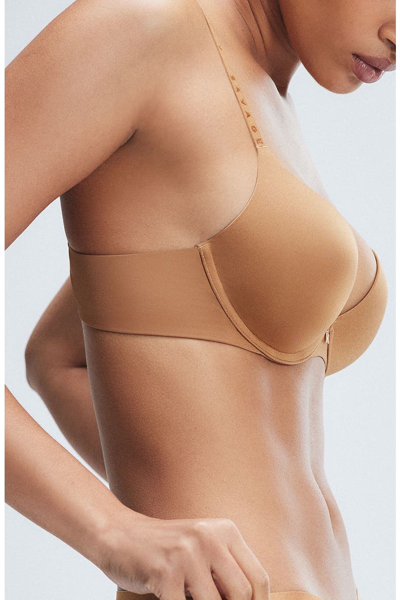 Microfiber Push-Up Bra, Alternate, color, SWEET LATTE NUDE
