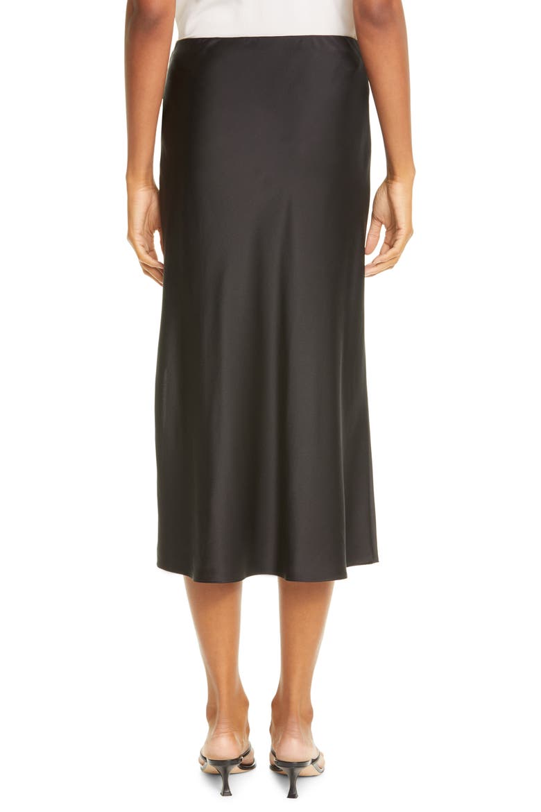 Washable Silk Maxi Skirt, Alternate, color, NOIR