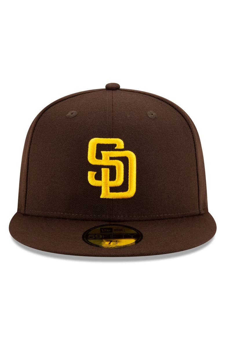 New Era Men's New Era Brown San Diego Padres 2025 MLB Postseason Side Patch 59FIFTY Fitted Hat, Alternate, color, Brown