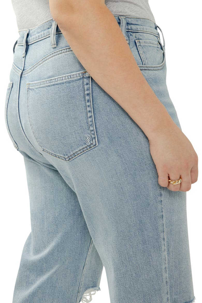 Highly Desirable Ripped Trouser Jeans, Alternate, color, CORFU