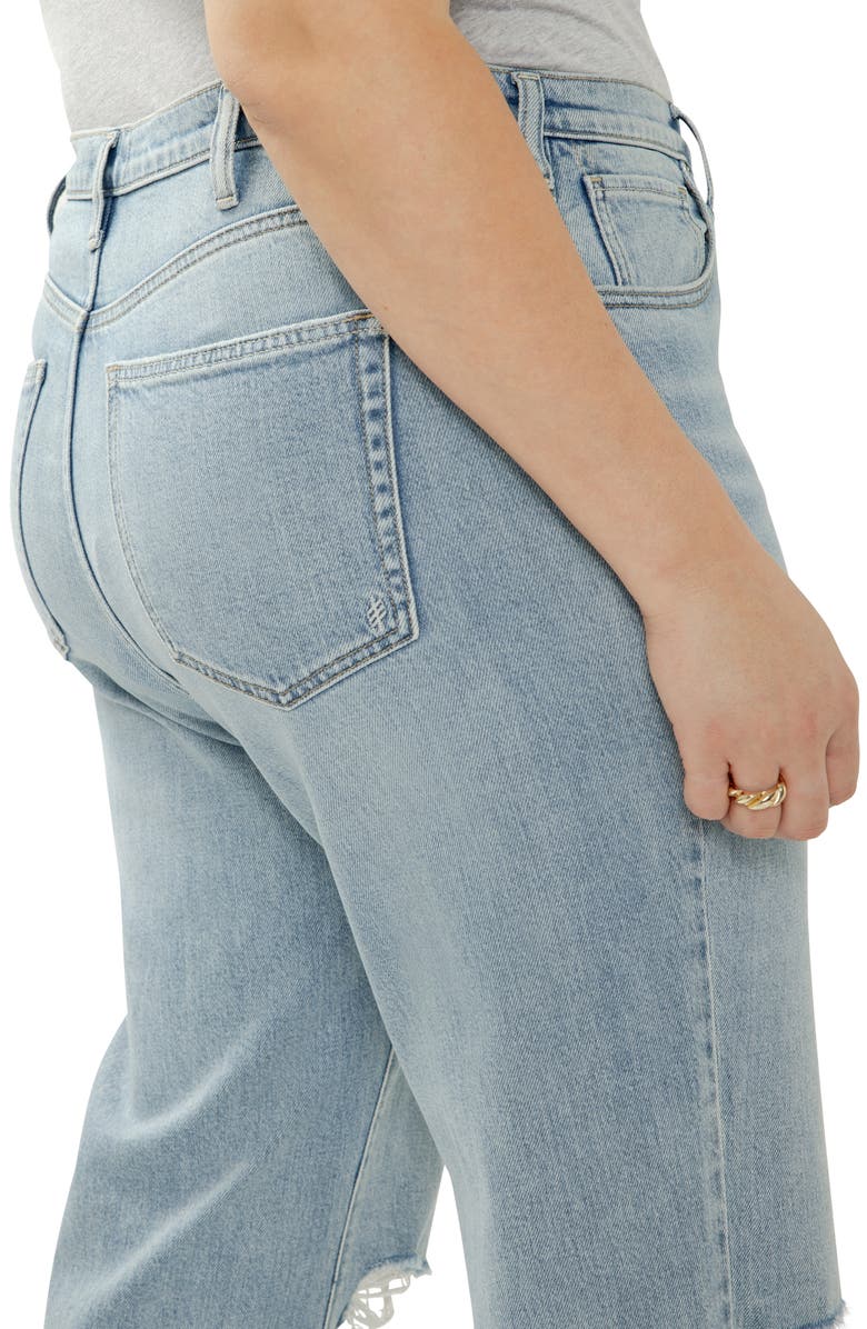 Silver Jeans Co. Highly Desirable Ripped Trouser Jeans, Alternate, color, 