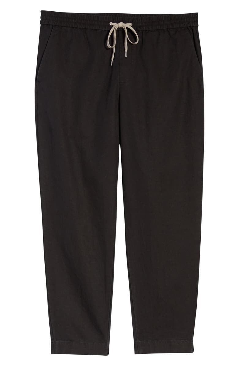 AllSaints Luckett Straight Leg Cotton & Linen Pants, Alternate, color, 