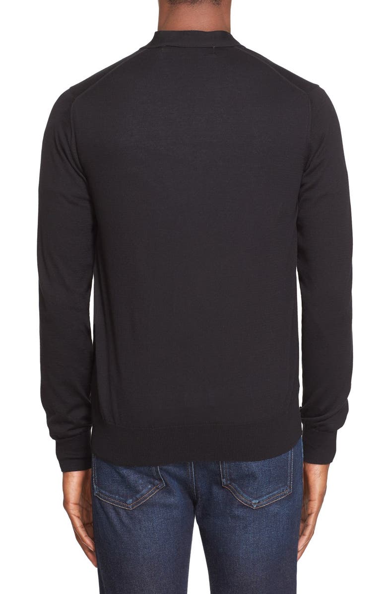 Comme des Garçons PLAY Cotton V-Neck Cardigan, Alternate, color, 