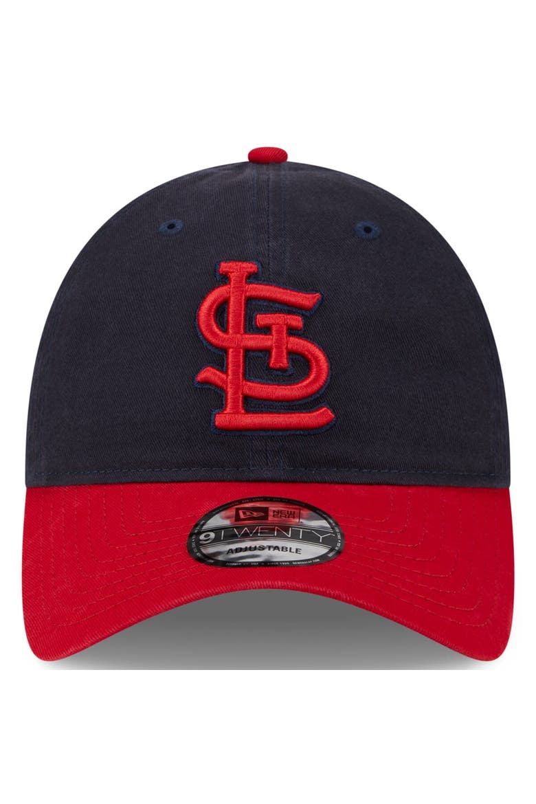 Men's New Era  Navy St. Louis Cardinals 2024 Batting Practice 9TWENTY Adjustable Hat, Alternate, color, Navy