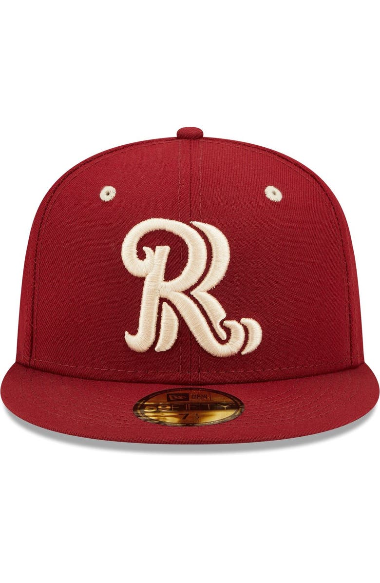 New Era Men's New Era Red Frisco RoughRiders Authentic Collection Team Game 59FIFTY Fitted Hat, Alternate, color,