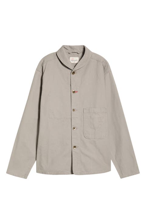 Organic Cotton Canvas Button-Up Shepherds Shirt