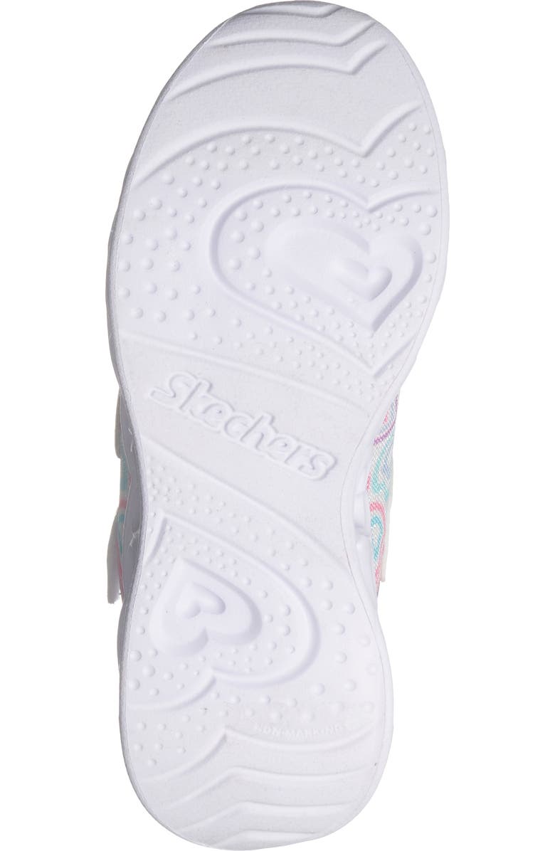 SKECHERS Kids' Heart Lights - Boogie Love Sneaker, Alternate, color, White Multi
