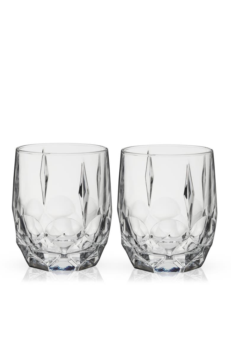 Reserve Bruno Crystal Cocktail Glasses Set of 2, Main, color, Clear