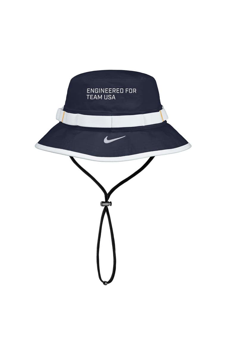 Nike Men's Nike Navy Team USA Apex Sideline On-Field Dri-FIT Boonie Bucket Hat, Alternate, color, Navy