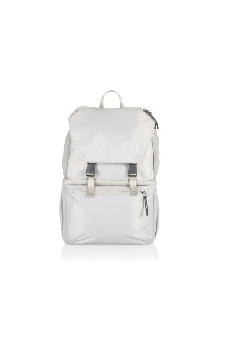 Tarana Recycled Backpack Cooler, Alternate, color, Halo Gray