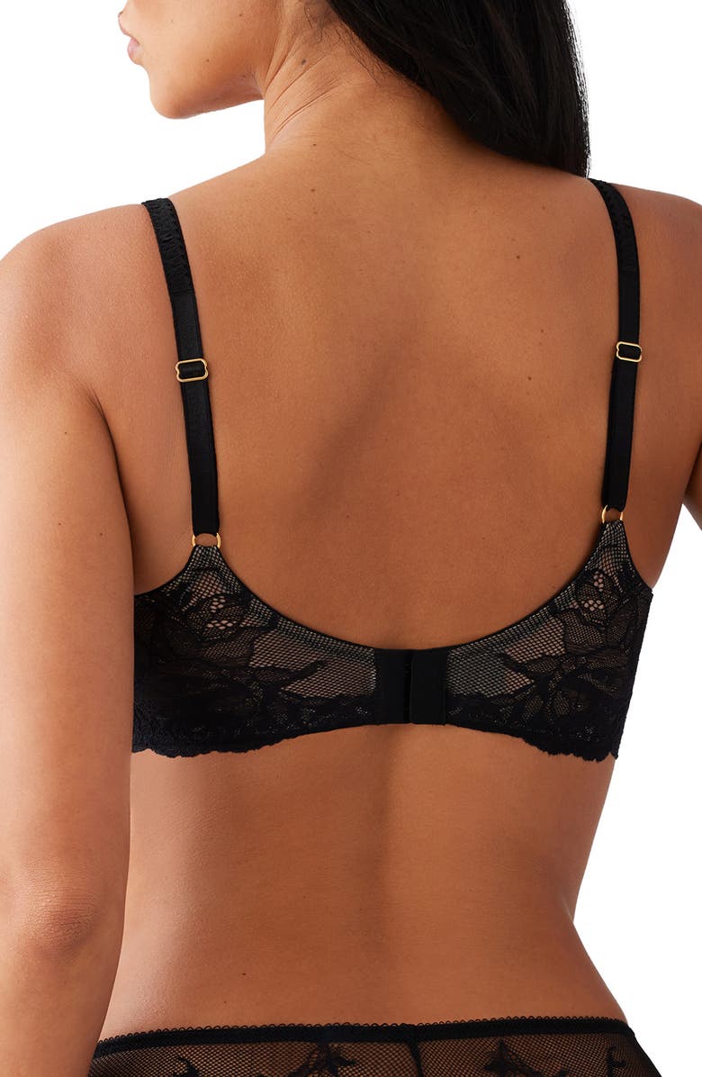 Wacoal Vivid Attraction Bralette, Alternate, color, Black