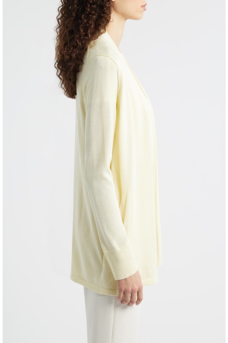 Kissing Front Pocket Cardigan, Alternate, color, WHISPER YELLOW