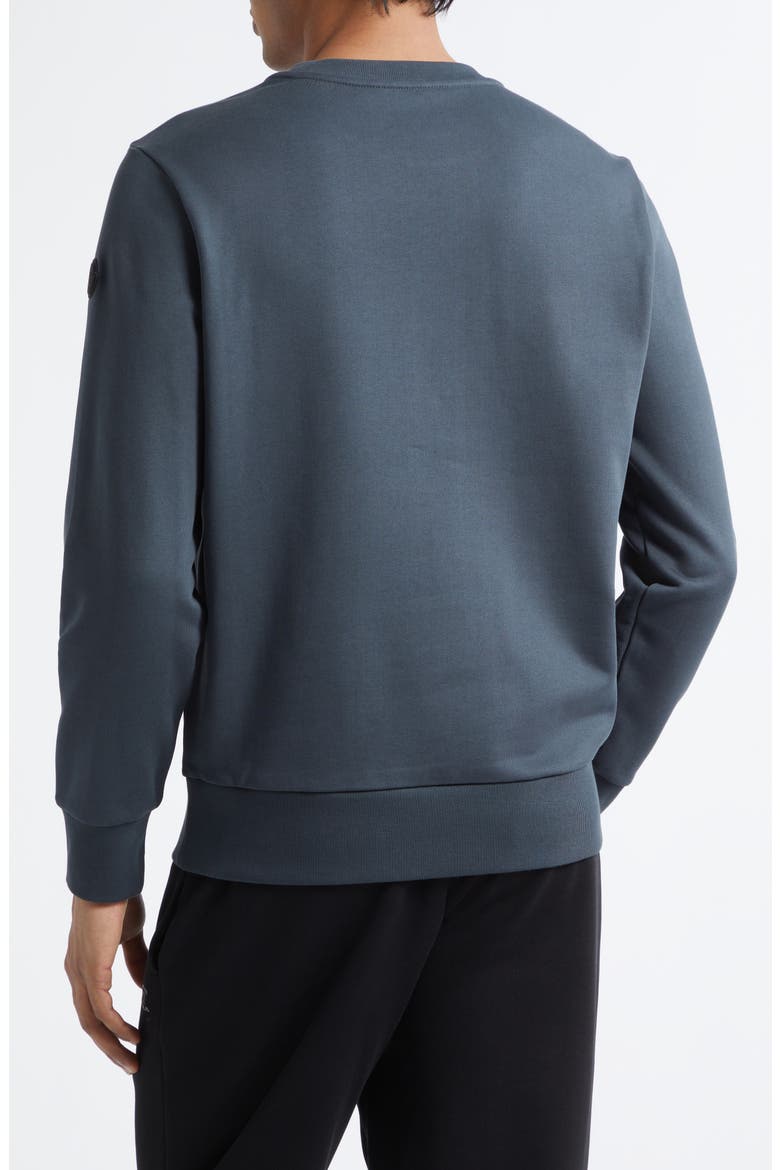 Logo Embroidered Sweatshirt, Alternate, color, ANCHOR GREY