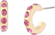 Kurt Geiger London Stone Huggie Hoop Earrings