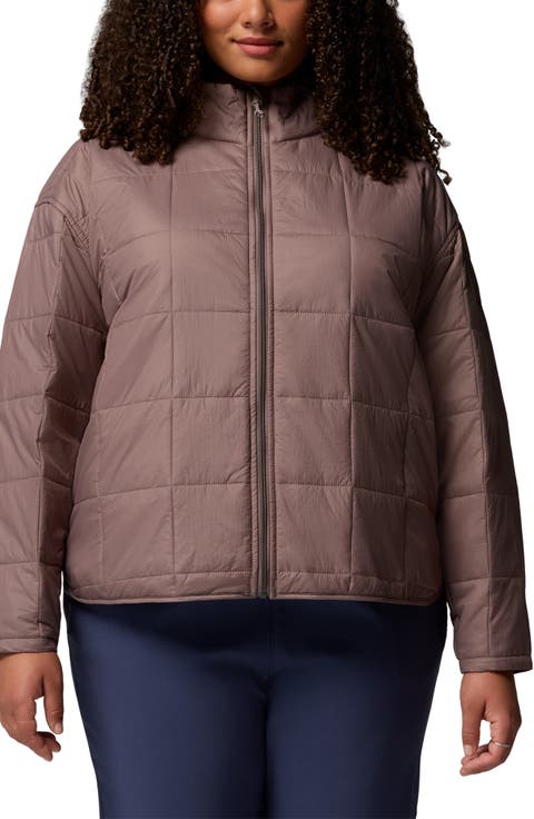 Sienna Hill Water Repellent Quilted Nylon Jacket (Plus)