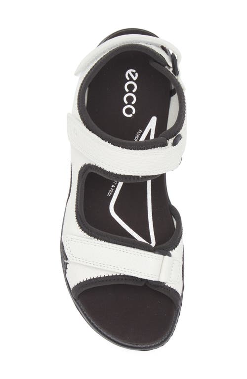 Ecco Hiking Sandal In White
