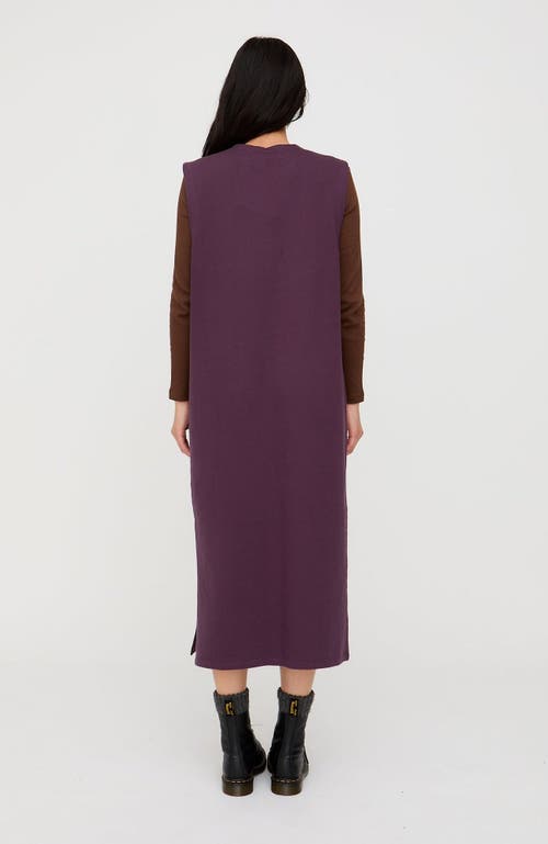 Turtledove London Organic Cotton Quinn Dress In Purple