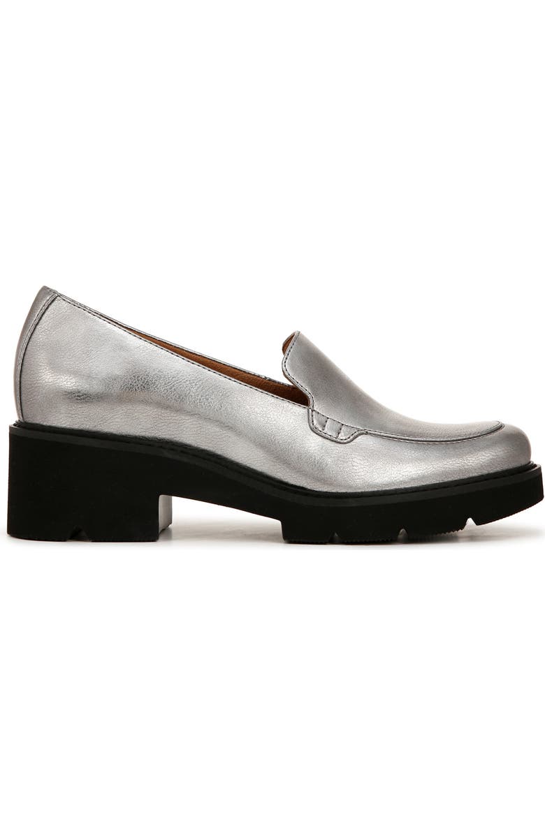 Naturalizer Cabaret Loafer, Alternate, color, Pewter Faux Leather