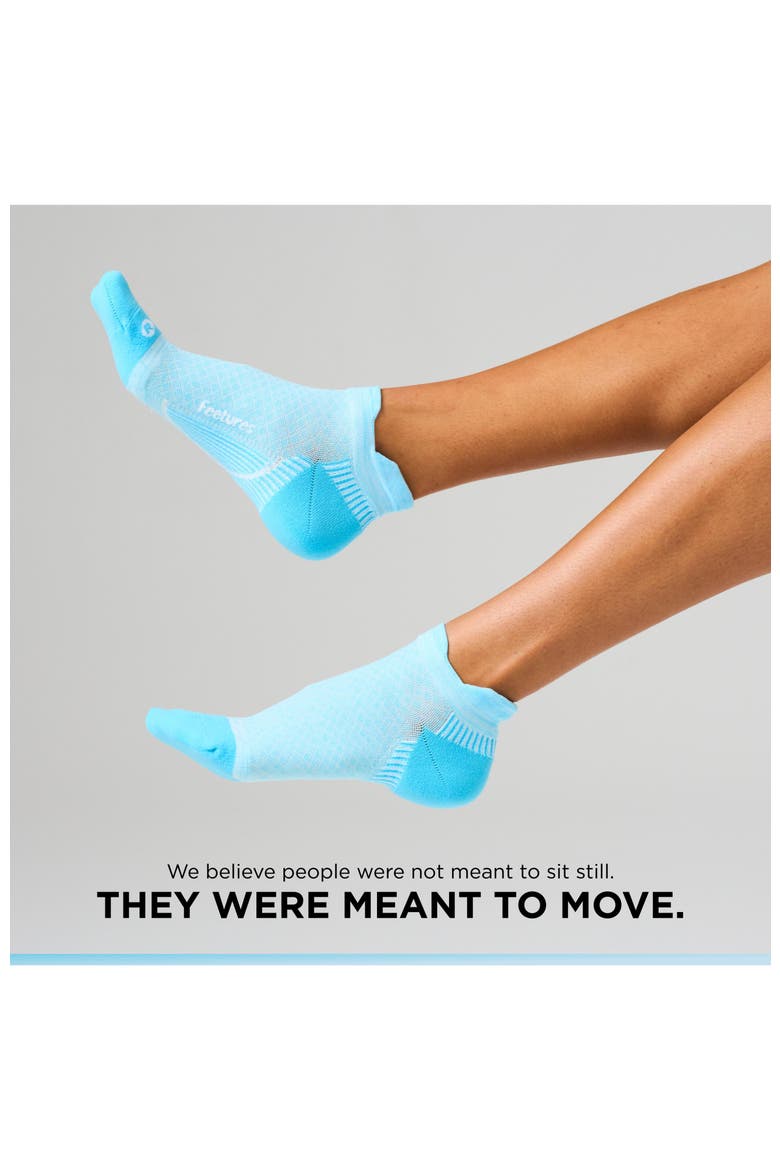 Plantar Fasciitis Relief Sock Light Cushion No Show Tab  Targeted Compression Sock, Alternate, color, Steel Blue