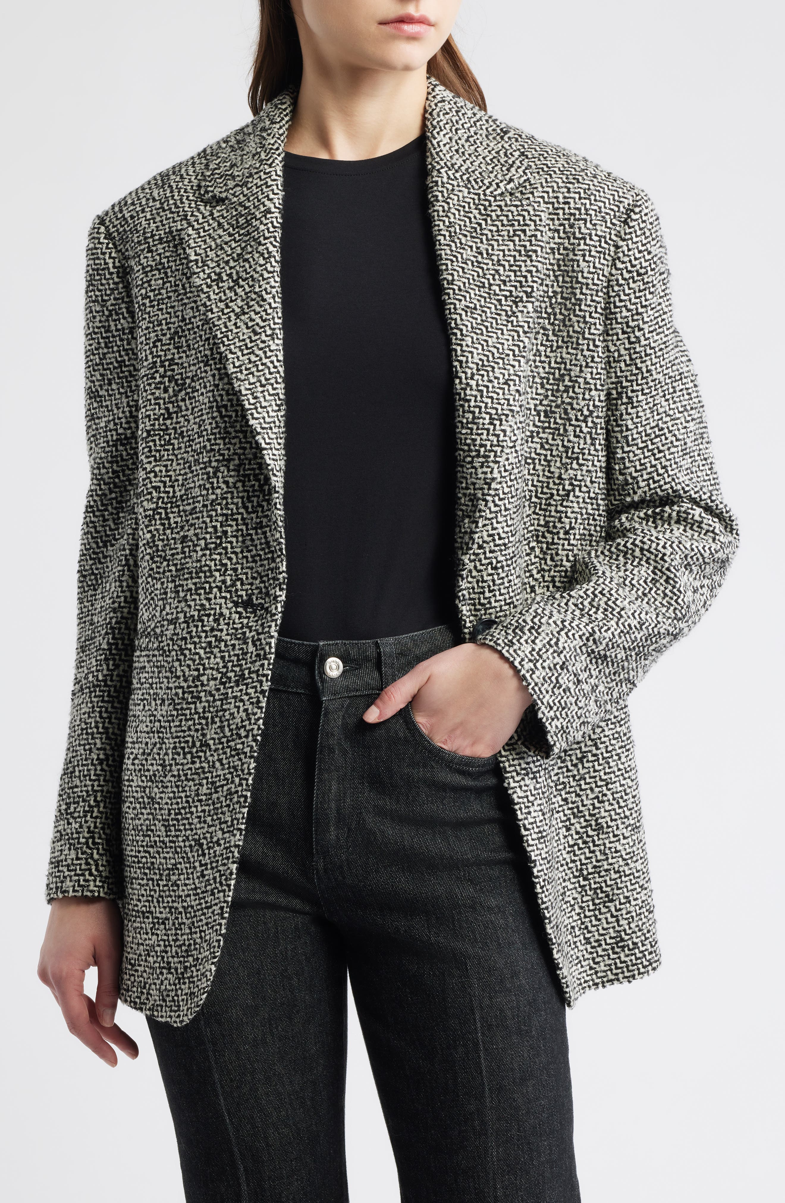 Jasata One-Button Blazer