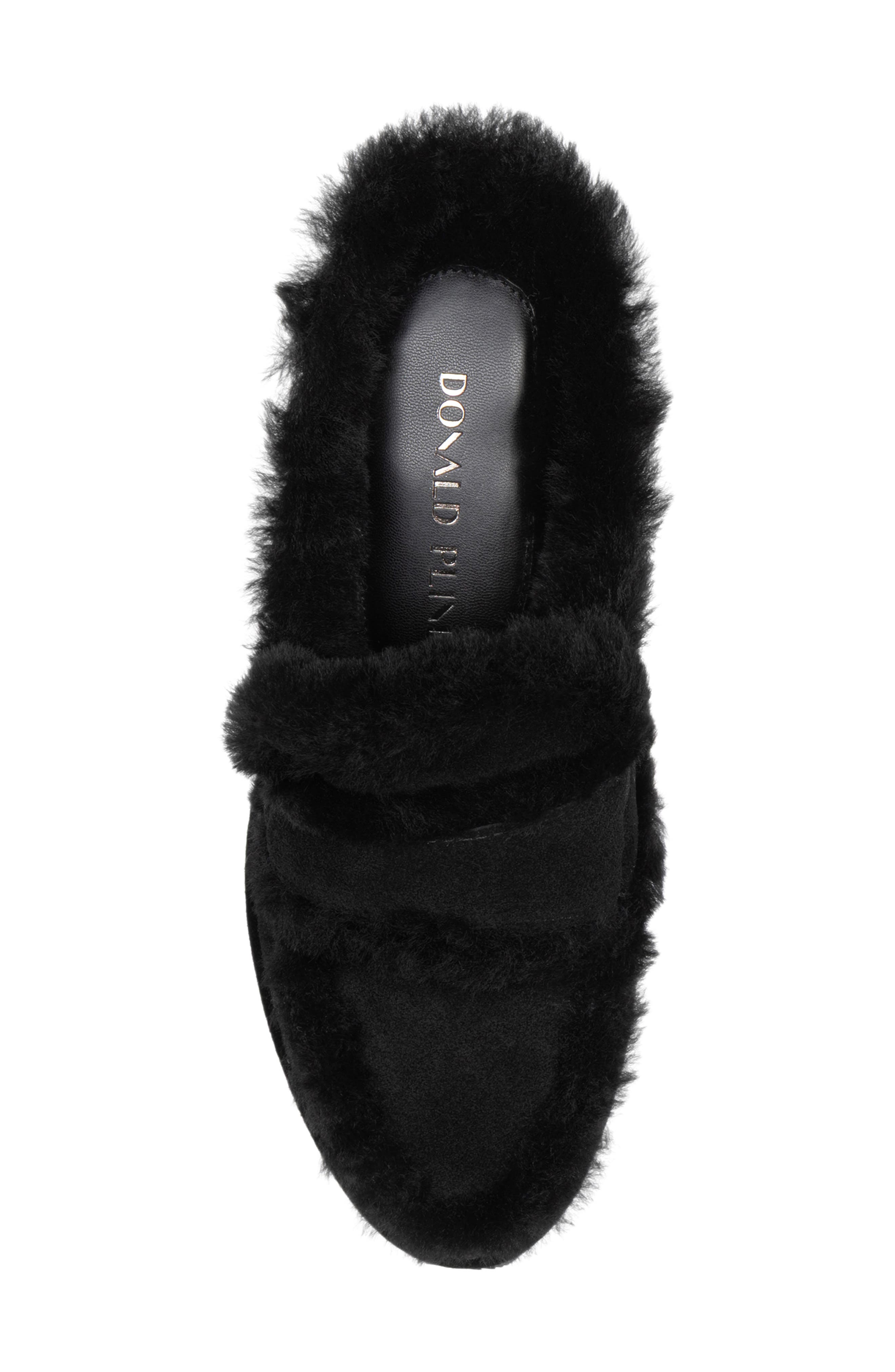 Ivanna Leather Platform Mule, Alternate, color, BLACK