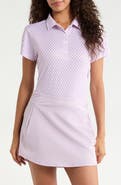 Swannies Zara Geometric Print Piqué Polo