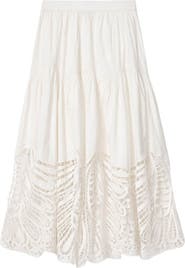 AllSaints Femi Openwork Maxi Skirt