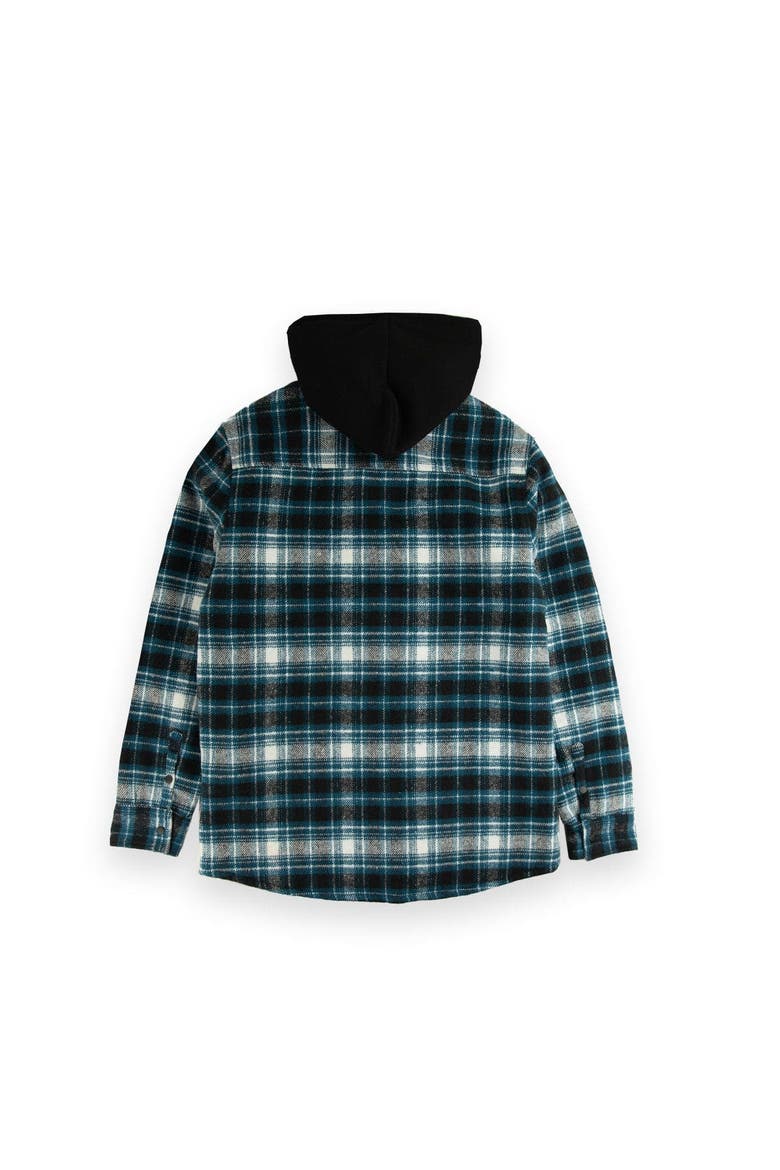 Shaheen Button Down Shacket, Alternate, color, Coronet Blue/ Witness Plaid
