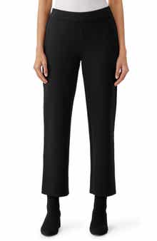 Eileen Fisher Ponte Ankle Straight Leg Pants
