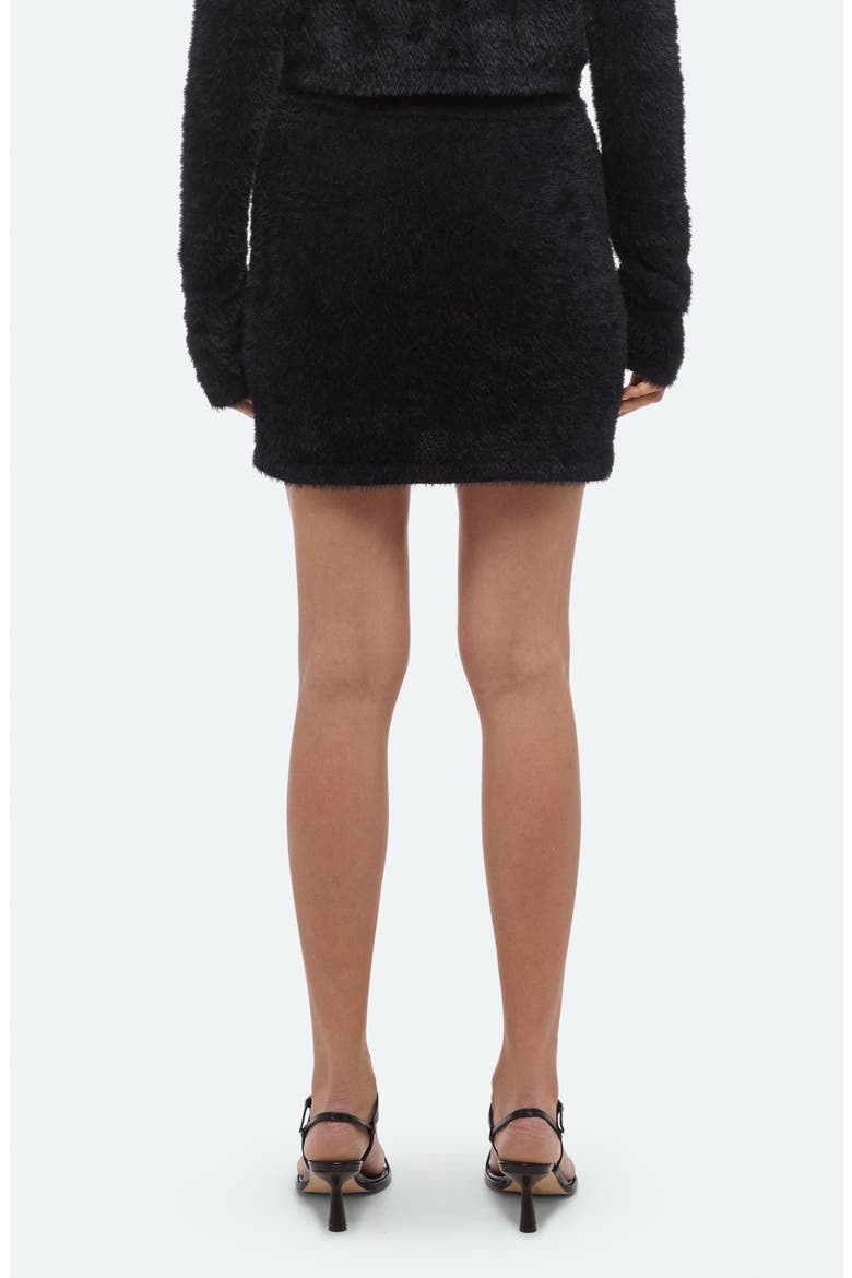 Eyelash Miniskirt, Alternate, color, BLACK