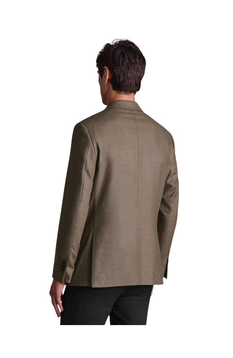 Charles Tyrwhitt Wool Silk Jacket, Alternate, color, Mocha