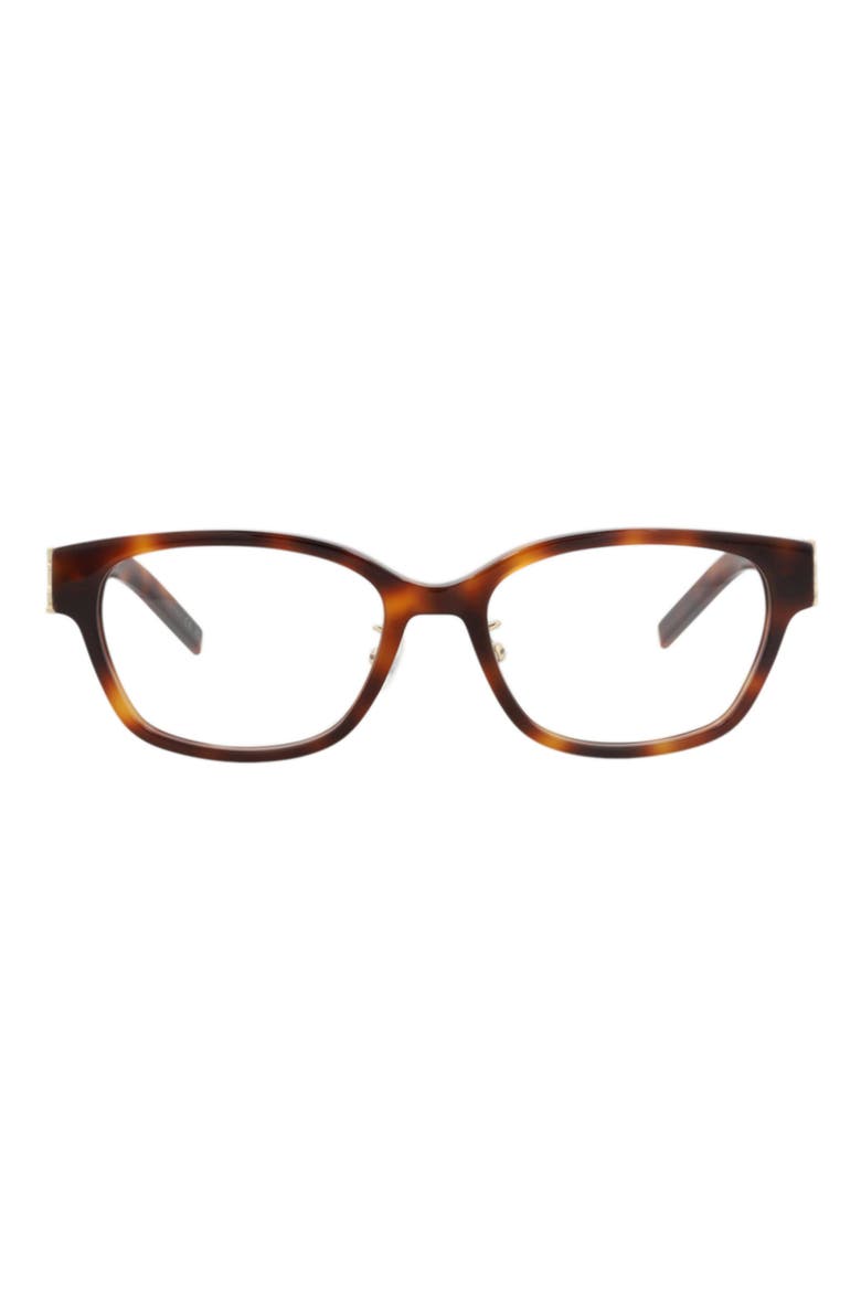 53mm Rectangle Optical Frames, Main, color, HAVANA HAVANA TRANSPARENT
