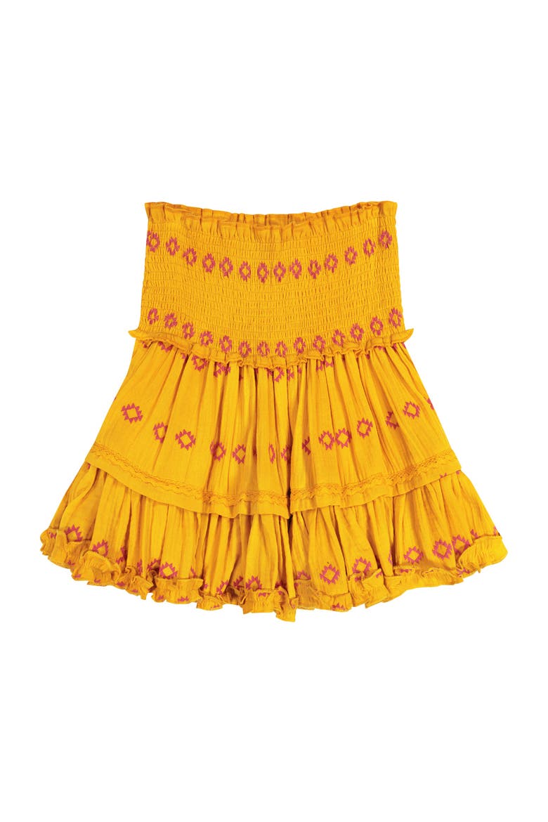 Maribel Cropped Tank and Skirt Set, Alternate, color, Marigold Embroidery