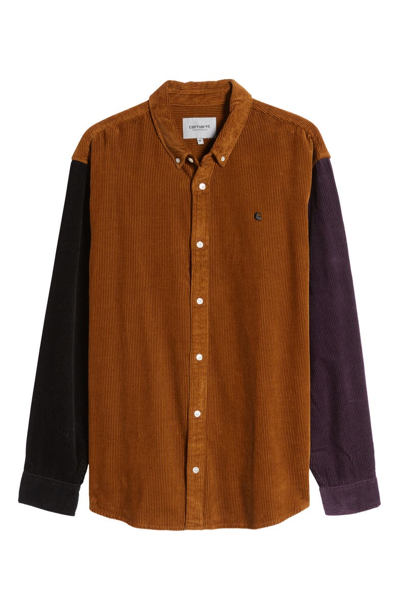 Carhartt Work In Progress Men's Madison Corduroy Shirt, Alternate, color, 
