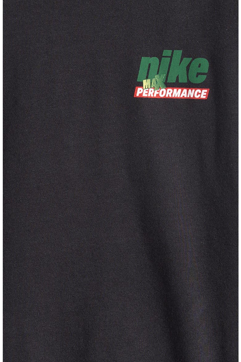 Kids' Max Performance Cotton Graphic T-Shirt, Alternate, color, OFF NOIR