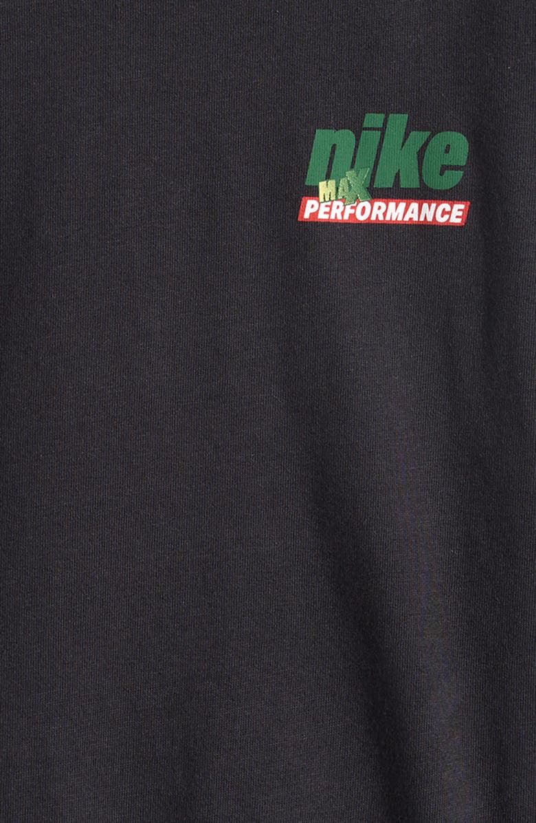 Nike Kids' Max Performance Cotton Graphic T-Shirt, Alternate, color, Off Noir