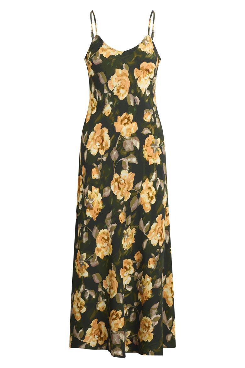 The Favorite Floral Maxi Slipdress, Alternate, color, GOLDEN FLOWERBED