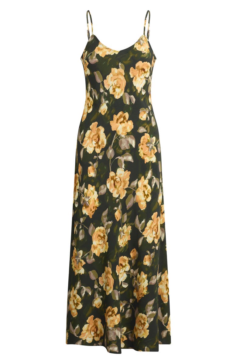 Favorite Daughter The Favorite Floral Maxi Slipdress, Alternate, color, Golden Flowerbed