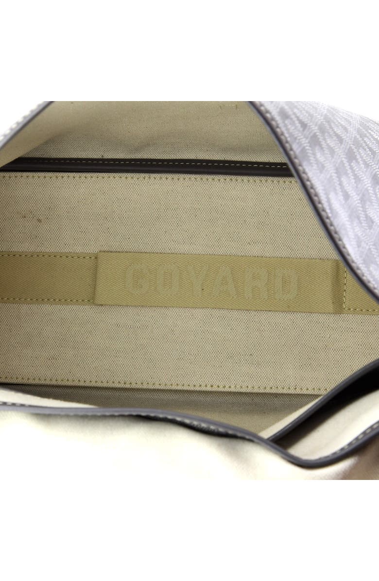 Pre-Owned Goyard Capetien Messenger Bag Coated Canvas, Alternate, color, Gray