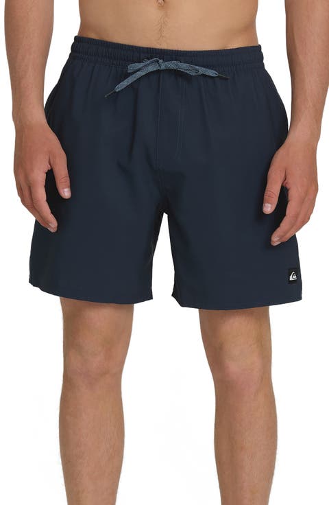 Everyday 17" Solid Stretch Swim Trunks