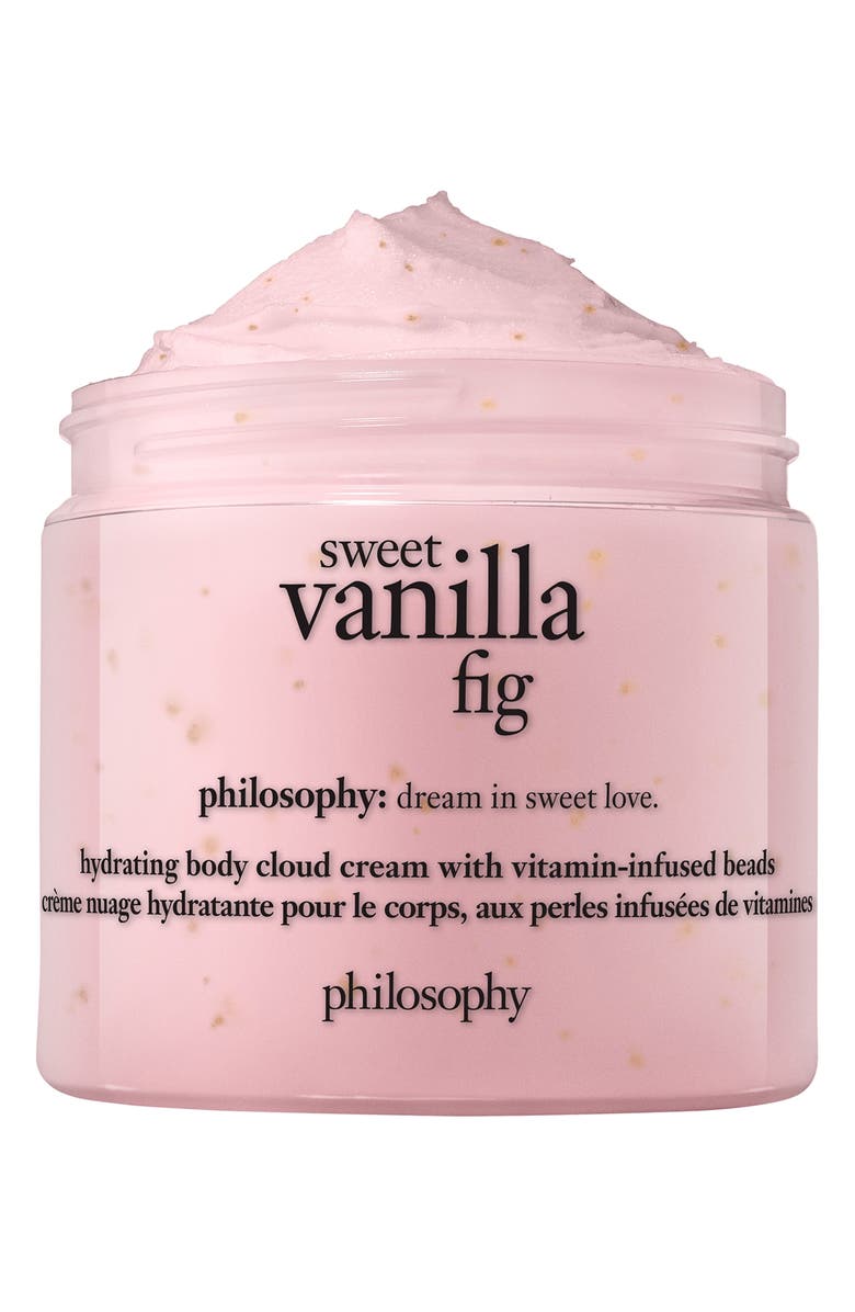 philosophy sweet vanilla fig hydrating body cloud cream, Alternate, color, 