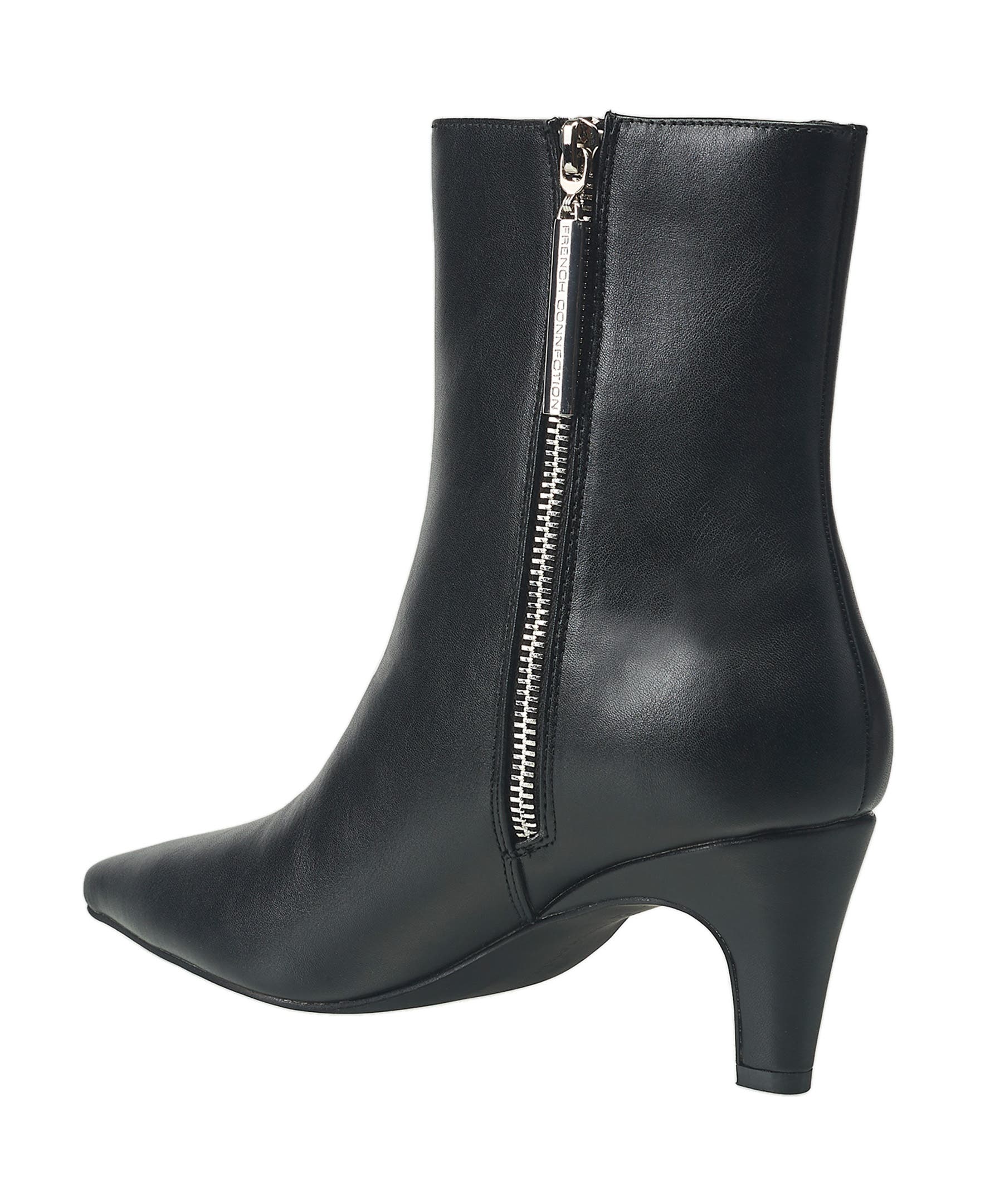 French Connection Women's Alex Kitten Heel Bootie, Alternate, color, Black