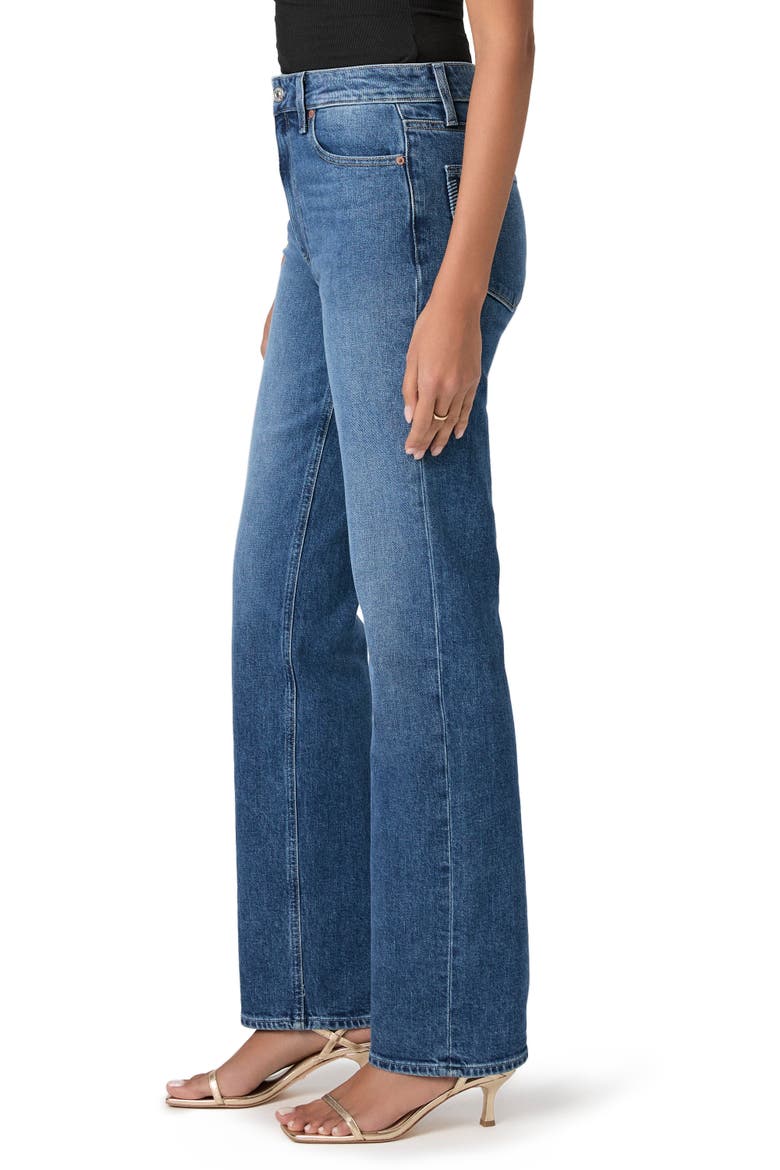 Stevie High Waist Straight Leg Jeans, Alternate, color, BONJOUR