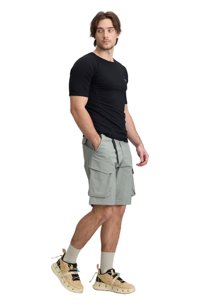 COZY ZERO Men's 100% Merino Reglan Tee, Main, color, Black