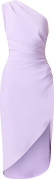 Elliatt Xara One-Shoulder Asymmetric Crepe Cocktail Dress
