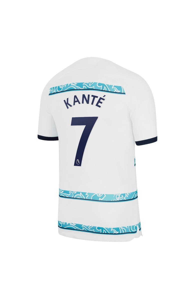 Nike Men's Nike N'Golo Kanté White Chelsea 2022/23 Away Breathe Stadium Replica Player Jersey, Alternate, color, 
