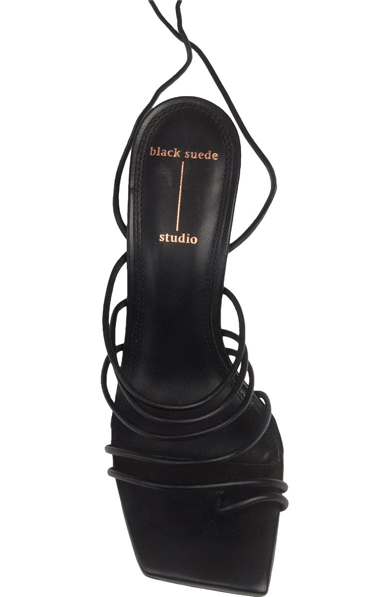 BLACK SUEDE STUDIO Luisa Ankle Tie Sandal, Alternate, color,