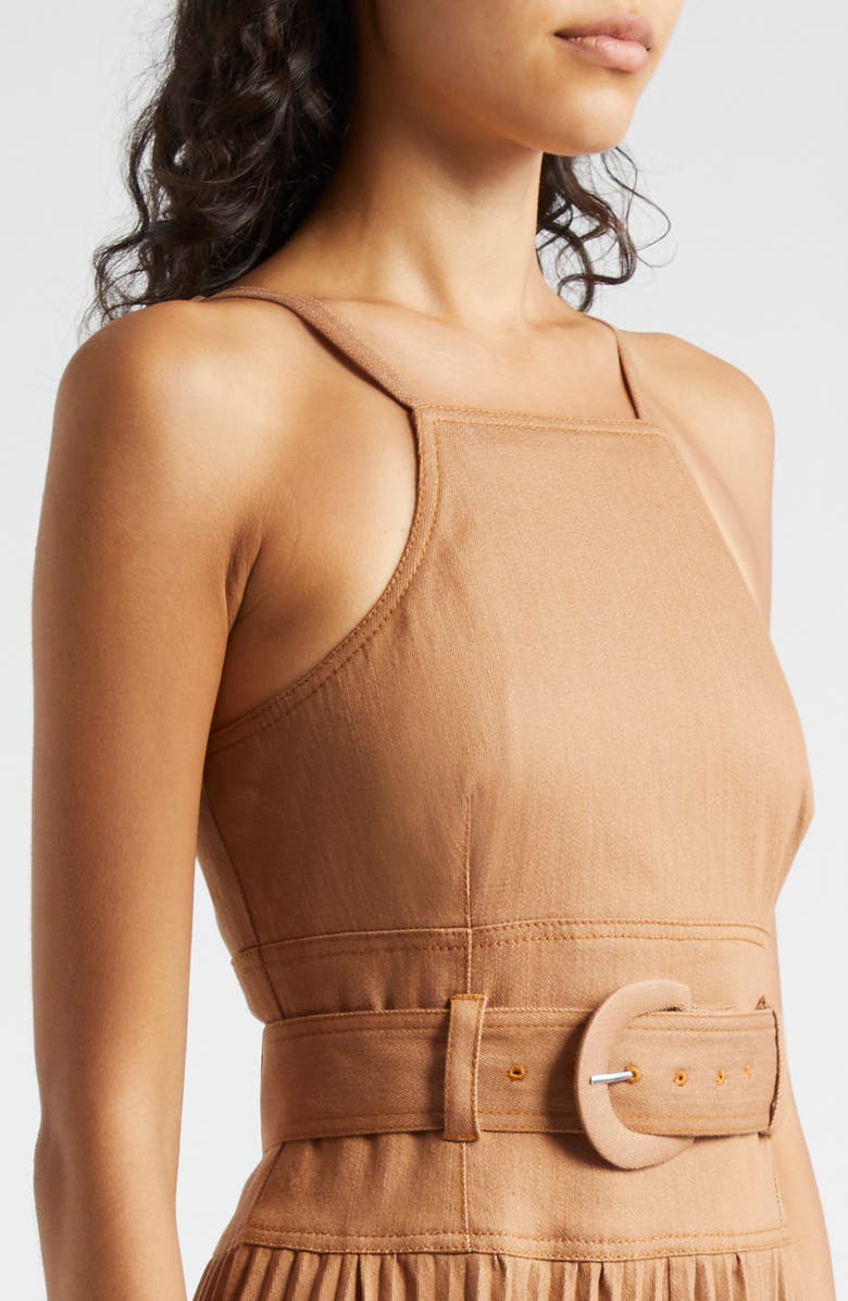 Cinq à Sept Kami A-Line Dress, Alternate, color, Cocoa