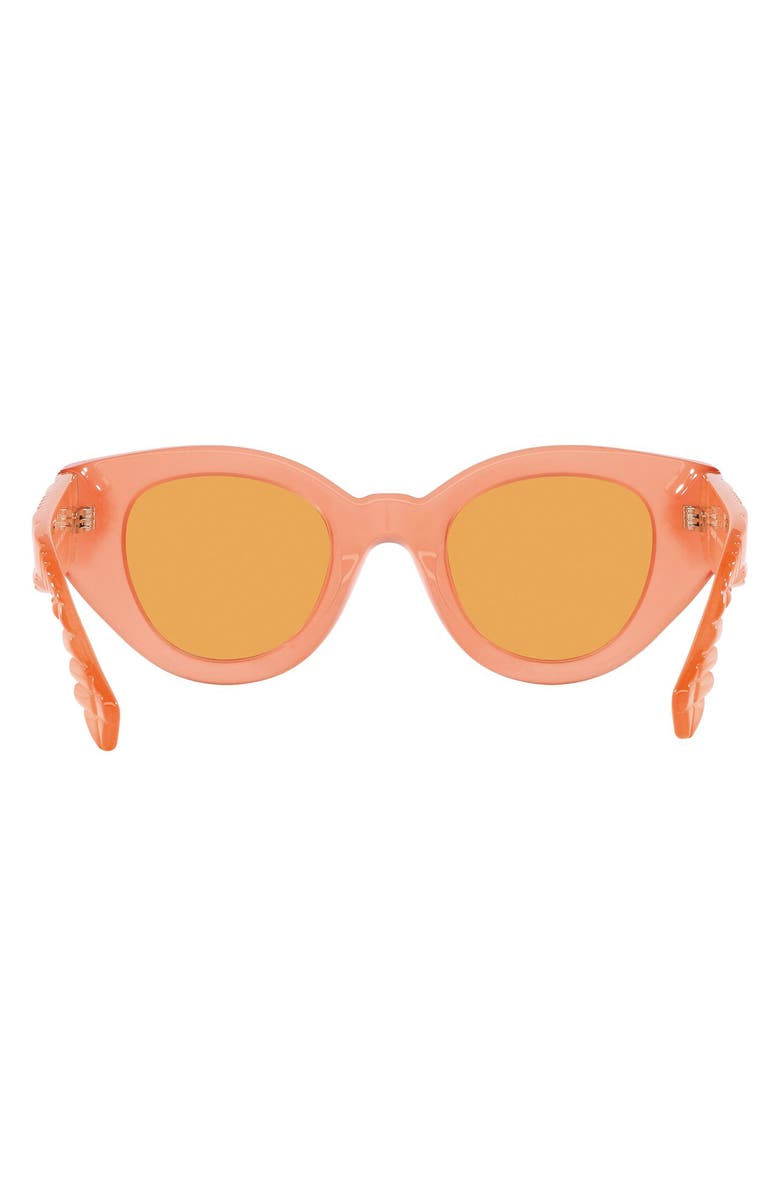 Burberry Meadow 47mm Phantos Sunglasses, Alternate, color, Orange